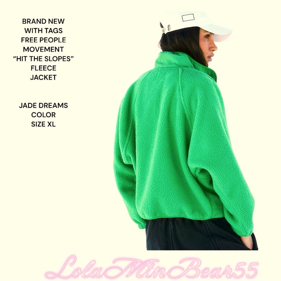 NEW W/TAGS FREE PEOPLE MOVEMENT “HIT THE SLOPES “ JACKET SZ XL IN JADE DREAMS - Picture 4 of 7